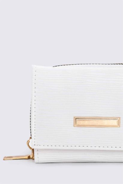 Woman Faux Leather Card Holder