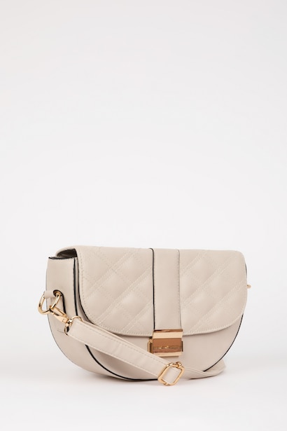 Faux Leather Crossbody Bag