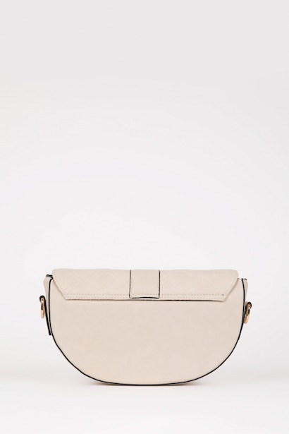 Faux Leather Crossbody Bag