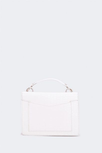 شنطة يد حريمي جلد صناعي بطبعة جلد الثعبان