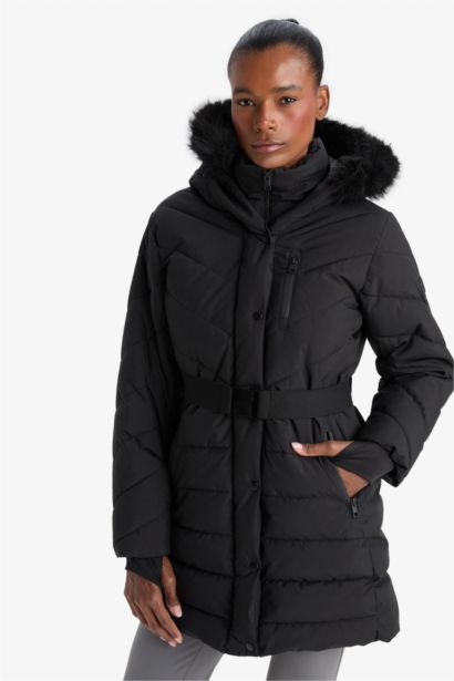 Water Repellent Regular Fit Coat