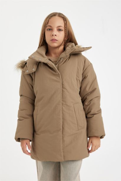 Қыздарға бас киімді Пальто