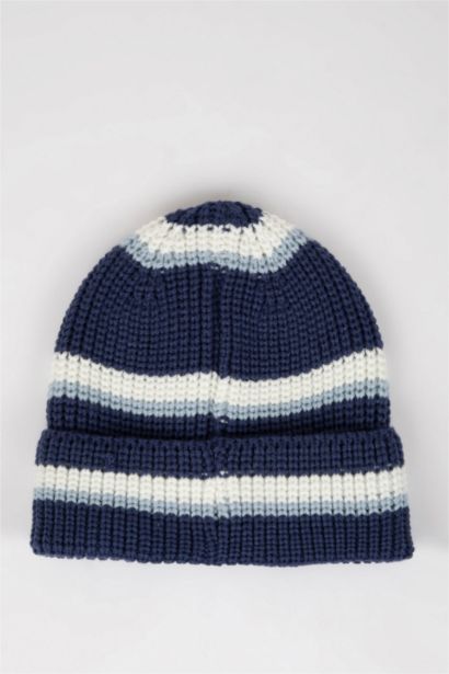 Boy Label Printed 2 Piece Knitted Scarf