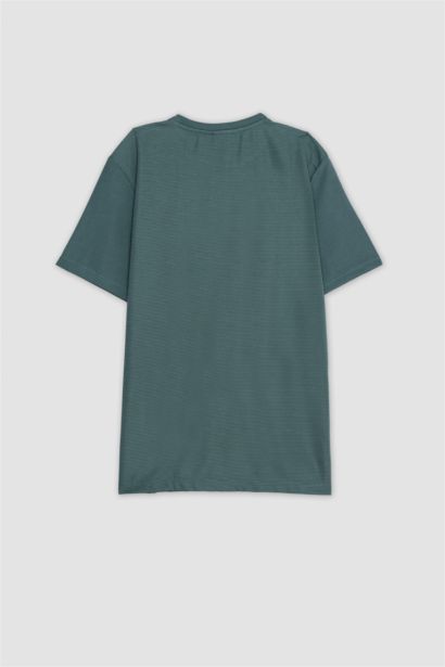 Slim Fit Crew Neck Short Sleeve T-Shirt