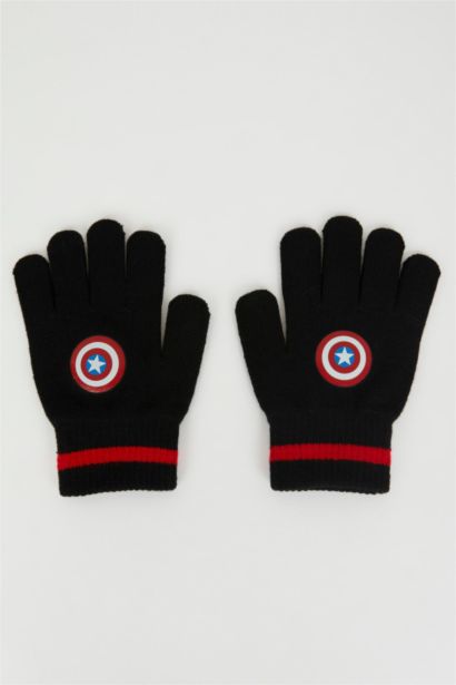 Erkek Çocuk Marvel Baskılı Triko Eldiven