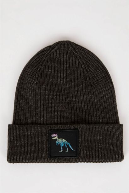 Boy Printed Knitted Beanie