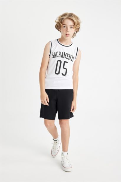 Boy Boy Crew Neck Sleeveless T-Shirt