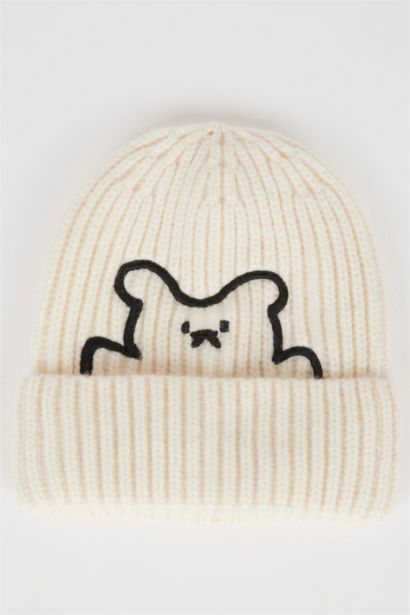 Baby Boy Embroidered Beanie