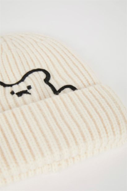 Baby Boy Embroidered Beanie