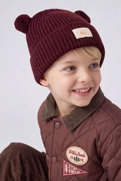 Baby Boy Woven Label Beanie