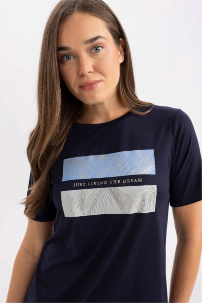 Regular Fit Crew Neck Short Sleeve T-Shirt