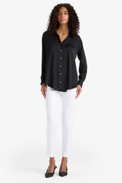 қалыпты пішім Ұзын жеңді көйлек