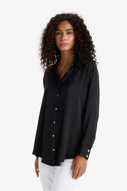 қалыпты пішім Ұзын жеңді көйлек