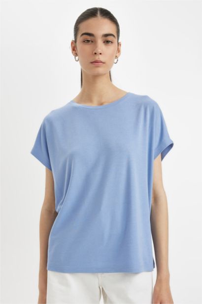 Crew Neck Modal Short Sleeve T-Shirt