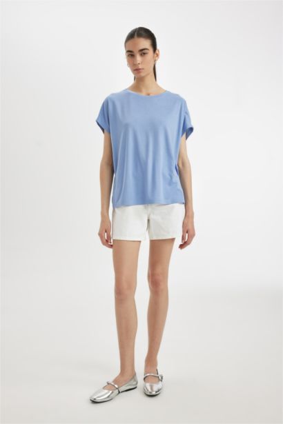 Crew Neck Modal Short Sleeve T-Shirt