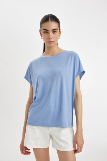 Crew Neck Modal Short Sleeve T-Shirt