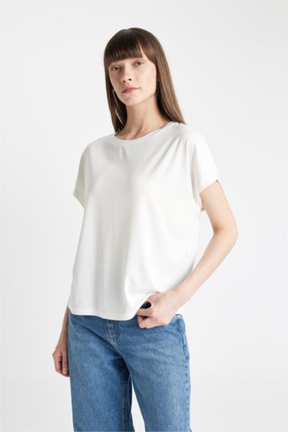 T-shirt à manches courtes Modal