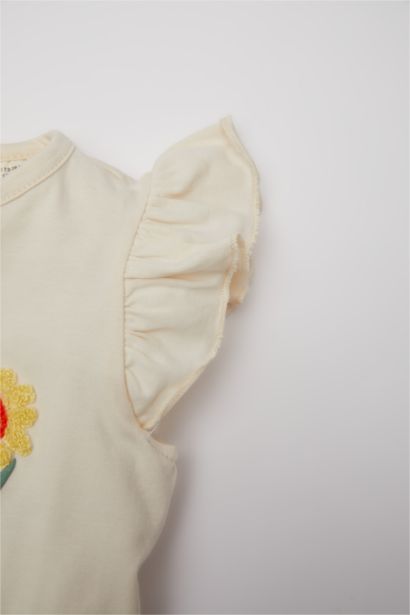 Ensemble de t-shirt imprimé Short à carreaux et bandeau pour cheveux pour bébé fille
