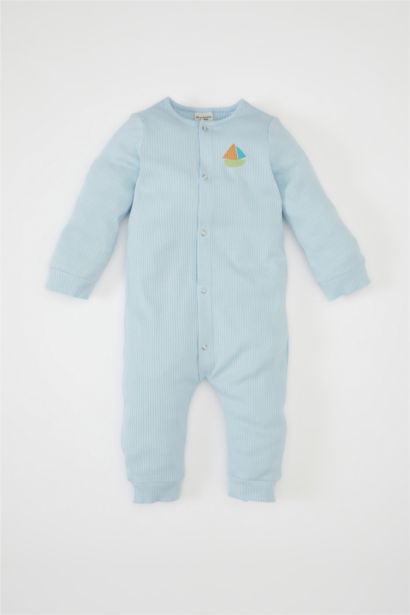 جمبسوت بيبي اولادي حديثي الولادة مضلع بكم طويل