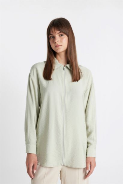 Relax Fit Long Sleeve Shirt Tunic