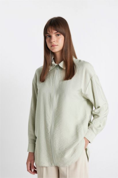 Relax Fit Long Sleeve Shirt Tunic