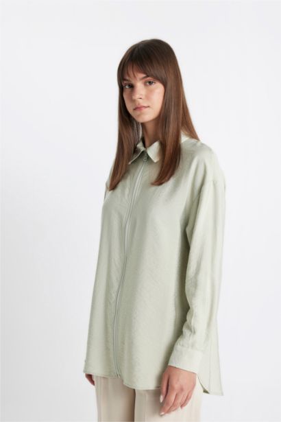 Relax Fit Long Sleeve Shirt Tunic
