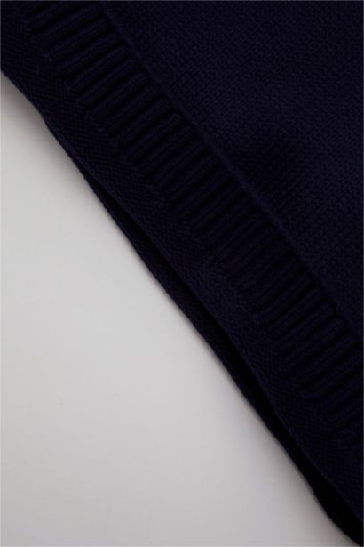 Baby Boy Blue Letter Printed Knitted Pullover