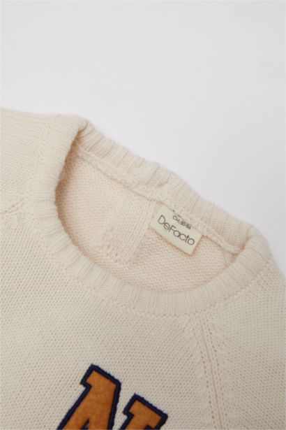 Baby Boy Printed Knitted Pullover