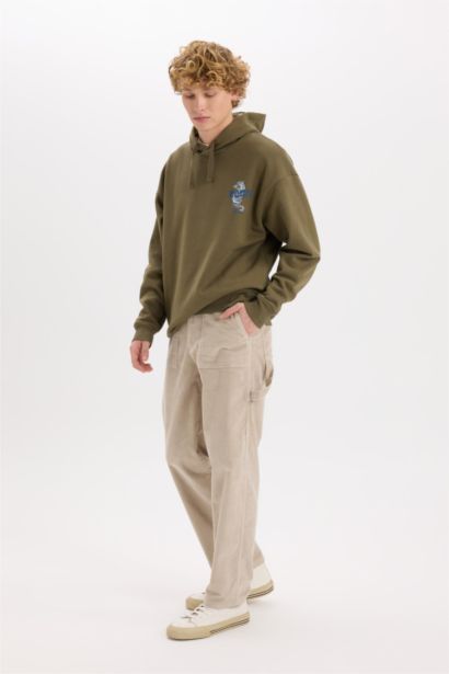 بنطرون مخمل وايد ليج برجل واسع