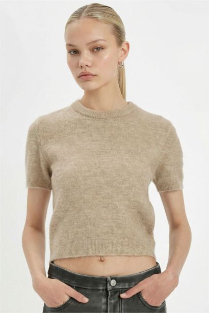 Regular Fit Crew Neck Premium Basic Pullover