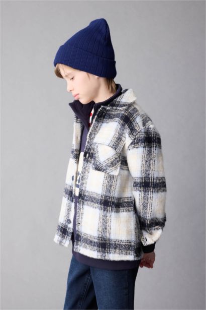 Ұлдарға поло жаға ұзын жеңді Ұзын жеңді көйлек