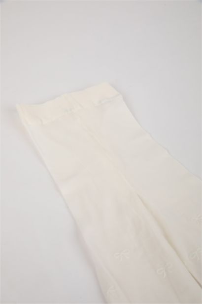 Baskılı 40 Denye Külotlu Çorap Kız Bebek