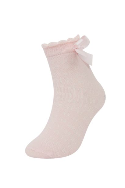 Baby Girl Non-Slip Base 2 Piece Cotton Long Socks