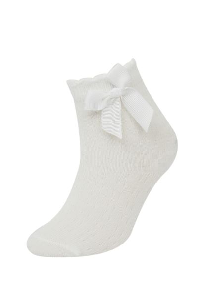 Baby Girl Non-Slip Base 2 Piece Cotton Long Socks