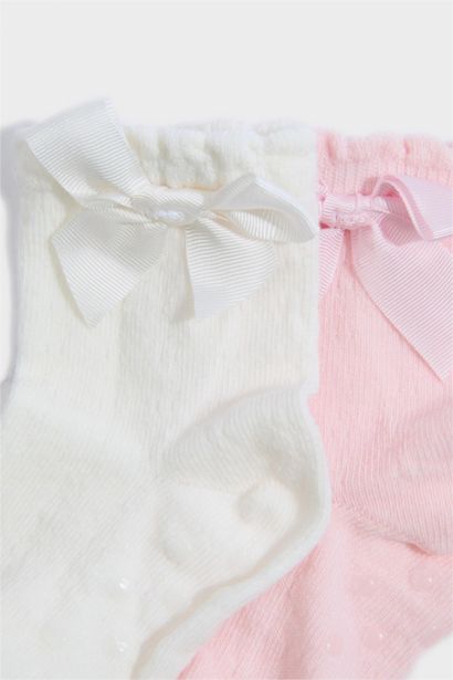 جوارب بنات طويلة من قطعتين