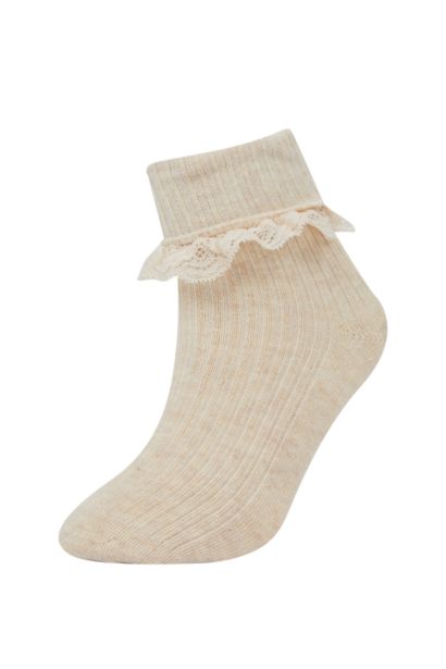 Baby Girl Seamless 3 Piece Cotton Long Socks