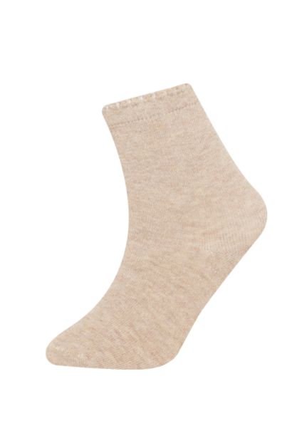 Baby Girl Seamless 5 Piece Cotton Long Socks