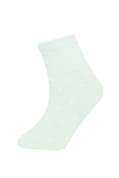 Baby Girl Seamless 5 Piece Cotton Long Socks