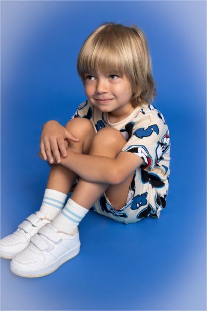 Baby Boy Seamless 5 Piece Cotton Long Socks