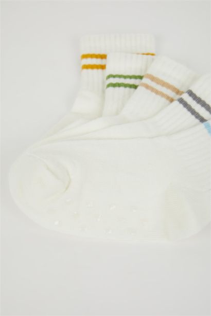 Baby Boy Seamless 5 Piece Cotton Long Socks