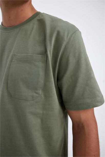 New Regular Fit Crew Neck Short Sleeve T-Shirt