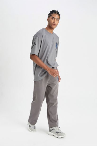 Wıde Straıght  Kalın Sweatshirt Kumaşı Jogger