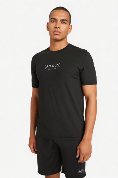 Standard Fit Crew Neck Printed T-Shirt