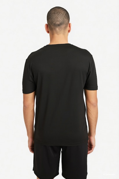 Standard Fit Crew Neck Printed Short Sleeve T-Shirt