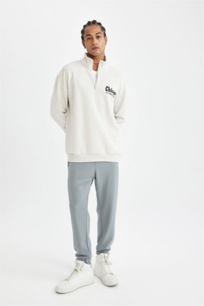 Oversize Fit Thick Sweatshirt Fabric Sweatshirt