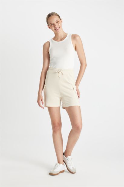 Straight Leg Thick Fabric Shorts