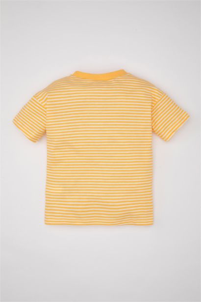 Baby Boy Shark Printed Short Sleeve T-Shirt