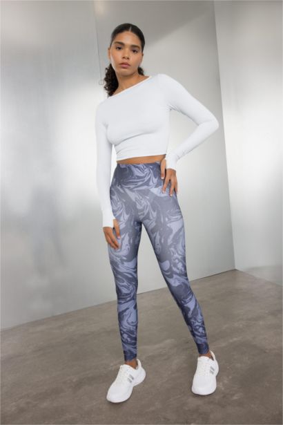 Leggings  à motifs couvrant la taille