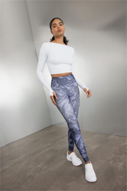 Leggings  à motifs couvrant la taille