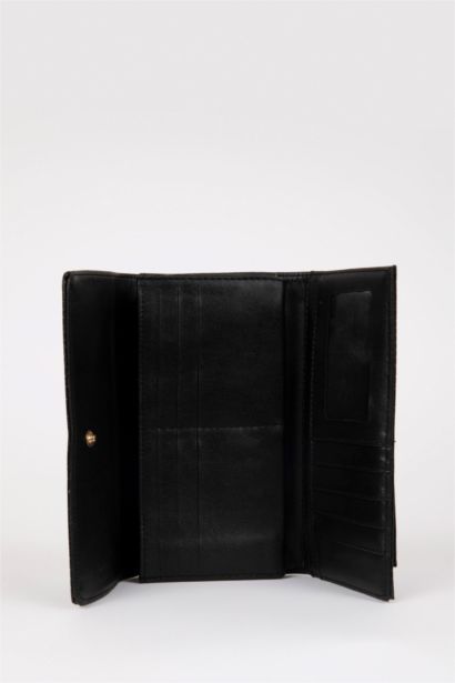 Kadın Kroko Desenli Suni Deri Cüzdan